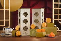 Mini Dried Tangerine Peel Red Bean Paste Mooncake (6 Pieces Per Box)