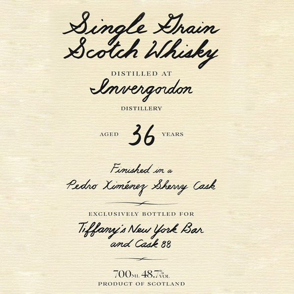 [Early Bird Offer] Invergordon 1988 (36 Years) Single Grain Whisky